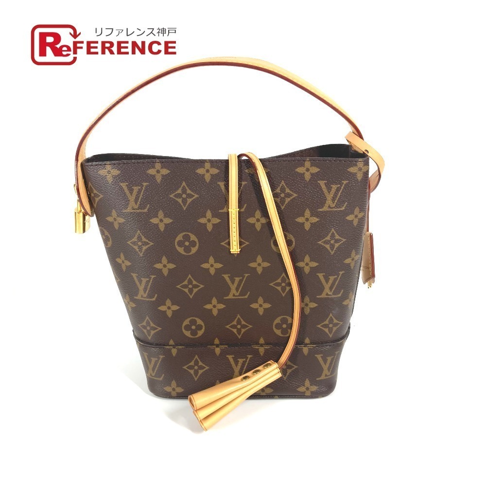 Louis Vuitton Idor Monogram Canvas Bucket Bag Pouch Brown